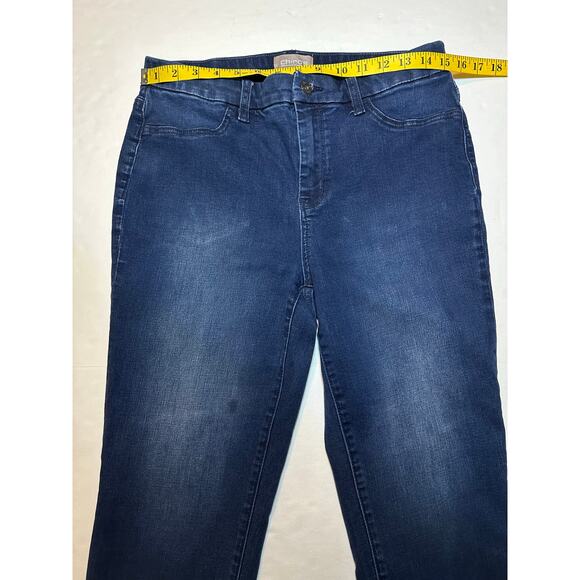 Chico's Women's Capri Denim Jeans Blue Sz 0.5 US 6 Stretch Pockets - Picture 4 of 6